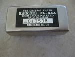 Icom FL-44A 2.4 Ssb Filter (455KHZ) Very Nice Shape For Many Radios. Fixed Price $110.00.