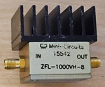 Mini-circuits ZFL-1000VH Opt-b 10-1000MHZ 20DB Rf Amplifier +15V Sma(f) N051899. Fixed Price $125.00.