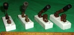 (5) Old Porcelain Knife Switches Spst 15A & 25A 125VOLTS Gemco Trumbull Freeman. Fixed Price $59.99.