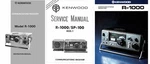 Operating / Service Manuals + Color Documents For The Kenwood R-1000. Fixed Price $29.95.