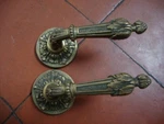 Antique Very Fine Quality Decorative Fixed Lever Handles. Fixed Price $61.12.