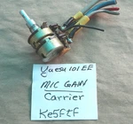 Yaesu FT-101EE Mic Gain/carrier Variable Pots Control. Fixed Price $16.00.