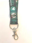 Lanyard Handmade, Decorated W/boston Celtics Ribbon, Id Holder, Swivel Clip, Nba. Fixed Price $12.99.