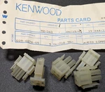 Lot Of Oem Kenwood TK-710 Replacement Secured Connector Housings E09-0274-05. Fixed Price $15.99.