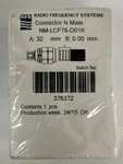 Radio Frequency Systems NM-LCF78-D01K, 7/8" Connector Male Coaxial. Fixed Price $29.00.