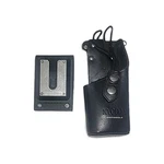 Vintage 80S / 90S Leather Radio Holder And Belt Loop - Nypd Motorola Sabre. Fixed Price $65.00.