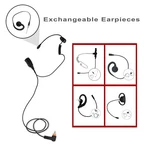 Interchangeable Quick Connect Ptt Earpiece Set For Motorola Radios SL300, SL7550. Fixed Price $16.99.