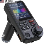 Nulaxy KM30 Bluetooth Car Adapter, Fm Transmitter With 1.8" Small, Black. Fixed Price $21.69.