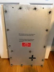 Harris Gates FM20 Transmitter Pa Cover Door, Complete 838-1940-001. Fixed Price $240.00.