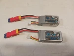 Turnigy 500MAH 2S Lipo Battery Pack 7.4V 20C 30C Jst Connector Plug (X2). Fixed Price $19.99.