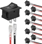Nilight 10PCS Mini On/off Rocker Switch 2PIN Spst 12V 20A 125V 10A Toggle. Fixed Price $7.99.