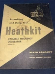 Original Heathkit VF-1 Vfo Assembling And Using Manual Good Condition. Fixed Price $24.00.