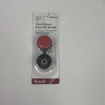 Radioshack Control Knobs, Red Insert, 1" With Pointer. Part # 274-433, Nib. Fixed Price $7.99.