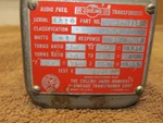 Vintage Collins Audio Transformer. Fixed Price $75.00.