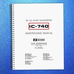 Icom IC-740 Hf Transceiver Service Manual Front & Back Xl Foldout Pages. Fixed Price $51.16.