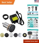 Elegant Garbage Disposal Air Switch Kit - Brass Push Button, Easy Installation. Fixed Price $114.35.
