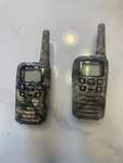 Midland GXT850 X-tra Walkie Talkie Set 2 Camo Gmrs/frs Handheld Radios Nocharger. Fixed Price $18.99.