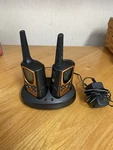 Radio Shack 21-1926 Black & Gold 10-MILE Gmrs/frs Two-way Walkie Talkie. Fixed Price $9.99.