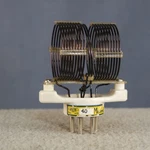 Bud Original 40 Meters Tuning Coil Plugin Type, Ceramic Base Excellent Shape. Fixed Price $15.95.