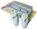 MFJ-16C06, 6-PACK Real Glazed Ceramic "dog Bone" Antenna Insulator. Fixed Price $19.95.