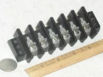Molex Beau Series Feed Through Thru Hole Heavy Duty 6 Pos Terminal Block 50 Amp. Fixed Price $9.97.
