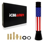 Jdm Inch Usa Flags Support Homeland Aluminum Am/fm/hm Radio Car Antenna R390. Fixed Price $8.99.