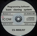 Icom CS-M88/87 Revision 1.1 Cloning Software For IC-M88 And IC-M87 Series Radio. Fixed Price $25.99.