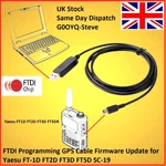 Yaesu FT1D FT2D FT3D FT5DR Usb Ftdi Programming Cable Lead ADMS8 SCU-19 C4FM Ham. Fixed Price $43.23.