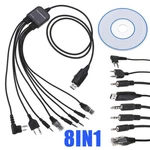 8 1 Usb Programming Cable+software Cd For Motorola Baofeng Kenwood Hyt Radio. Fixed Price $11.49.