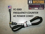 Yaesu YC-500J Frequency Counter **ac Power Cord** Free Ship! New Construction!. Fixed Price $45.08.