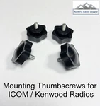 Mounting Thumbscrews For Icom Kenwood Mobile Radios - Set Of 4. Fixed Price $7.24.