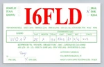 Ham Radio Qsl I6FLD Italy 1992 Kenwood Drake R4C Linear Card. Fixed Price $16.99.