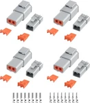 32 Pcs Deutsch Dtp Kit Pin Automotive Waterproof Connectors 4 Set.... Fixed Price $28.76.