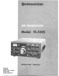Kenwood TS-520-S Transceiver Owners Instruction Manual. Fixed Price $22.24.