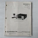 Motorola Mocom 30 Dash-mount Mobile Fm Radio Manual 450-470 Mc. Fixed Price $10.00.