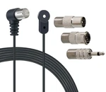 Fm Antenna, Ancable Indoor F-type Male 75 Ohm Radio Coax Wire Black. Fixed Price $9.11.