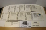 Qty 13 - Kenwood Mixed Lot Instruction Manuals See List Inside. Fixed Price $19.99.
