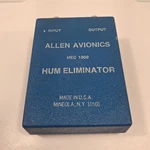 Allen Avionics HEC-1000 Hum Eliminator 75 Ohm Broadcast Video Noise Filter. Fixed Price $8.97.