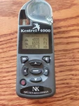 Kestrel 4000 Pocket Weather Tracker Lcd Digital Display Temp Wind Speed Gray. Fixed Price $110.00.