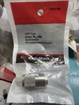 Radioshack PL-259 Uhf Type Coax Connector Silver Plated W/teflon Ins. 278-0188. Fixed Price $10.98.