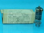 Ge 6136 6AU6 Tube Single Nos Nib Brand New Black Plate Little Dot. Fixed Price $6.88.