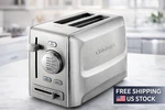 New Ob Cuisinart Custom Select 2-SLICE Toaster, Stainless-steel Housing CPT-620. Fixed Price $55.30.