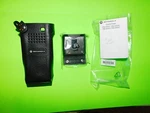 10-MOTOROLA Carry Case APX6000 Radio Leather Swivel Belt Loop PMLN5657B. Fixed Price $76.50.
