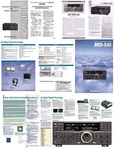 Jrc NRD-545 Instruction Manual Schematics 6 Page Color Brochure ++. Fixed Price $34.95.