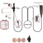 Pryme SPM-2332 Qd 2-WIRE Surveillance Earpiece For Vertex 700 800 900 (see List). Fixed Price $114.00.