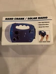 Jc Penney Hand Crank/solar Radio Nos, Blueberry Nib. Fixed Price $15.00.