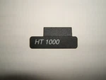 Motorola HT1000 Label Replacement Name Part Number 3305183R56. Fixed Price $6.00.