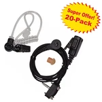 20PCS Hqrp Hands Free Headsets Acoustic Tube Earpiece Ptt Mic For Vertex Series. Fixed Price $202.95.