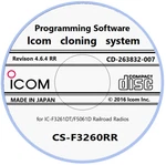 Icom CS-F3260RR V. 4.6.4 Cloning Software For IC-F3261DT/F5061D Railroad Radios. Fixed Price $25.99.