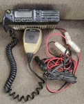 Vertex VX-2500U Radio W/ Yaesu MH-25A8J Mic Powers On Parts. Fixed Price $44.99.